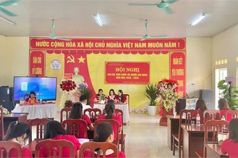 BỘ QUY TẮT ỨNG XỬ TRONG NHÀ TRƯỜNG MN HỢP TIẾN B NĂM HỌC 2025 - 2026